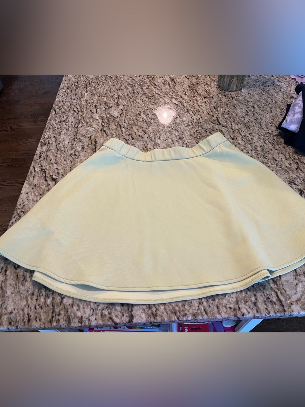 Express Light Green Mini Skirt